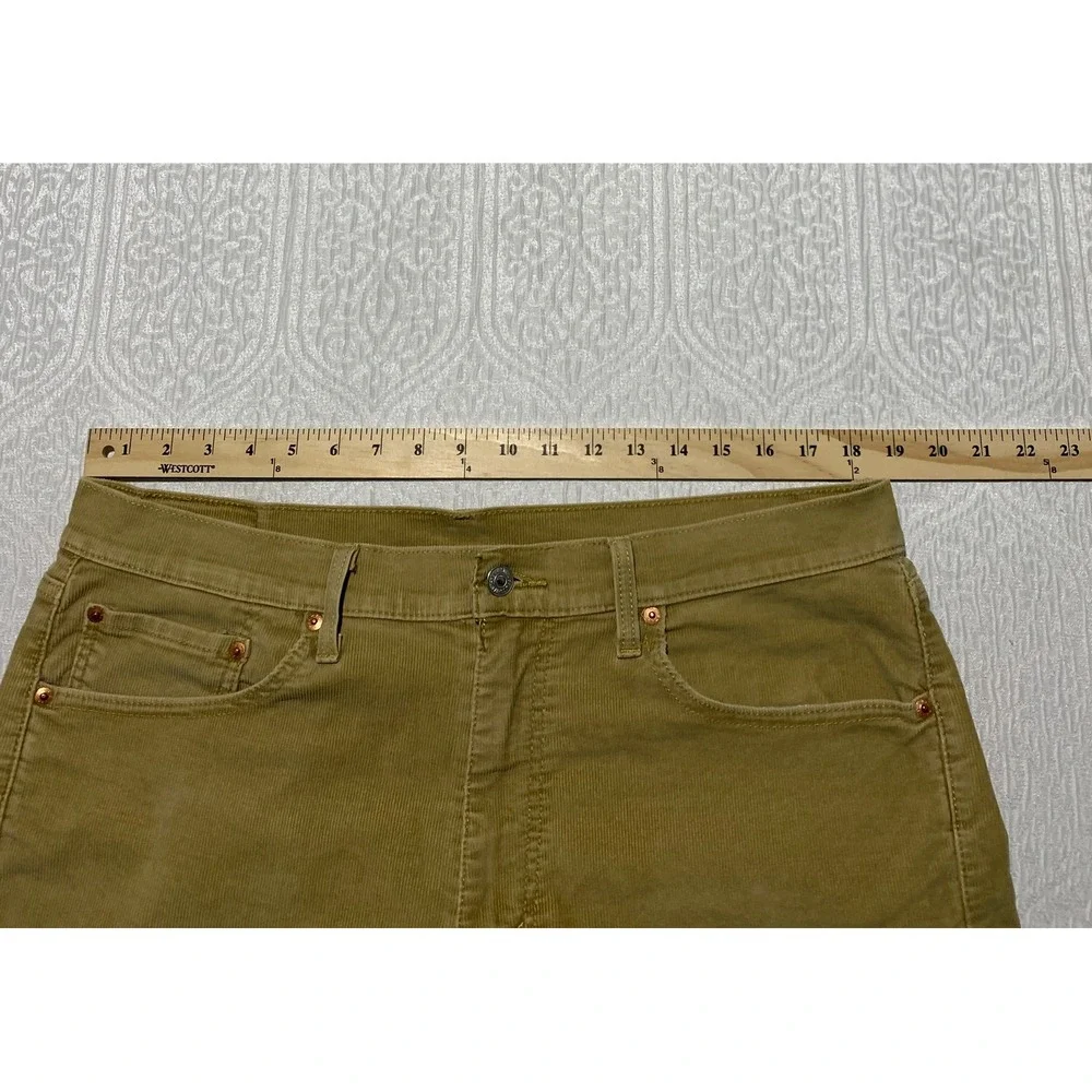 Levi's 505 Regular Fit Corduroy‎ Pants Tan W36 L32